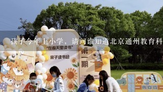 孩子今年上小学，请问谁知道北京通州教育科学研究院实验小学和通州运河小学哪个好一些，谢谢。