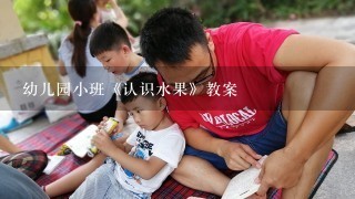 幼儿园小班《认识水果》教案